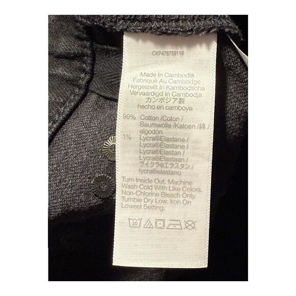 NEW Madewell Size 14 (32) Limited-Edition Drop The Rhinestone '90s Straight Jean - Picture 9 of 10